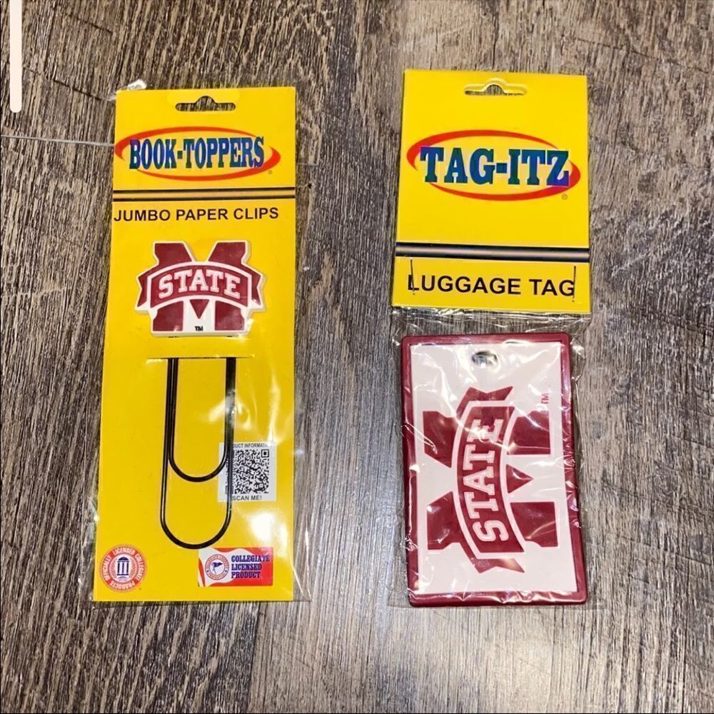 Mississippu State Luggage Tag and Paper